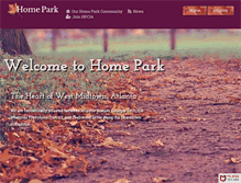 Tablet Screenshot of homepark.org